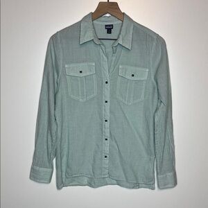 Patagonia striped button-down shirt